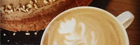 Coffee being served in a Preston cafe