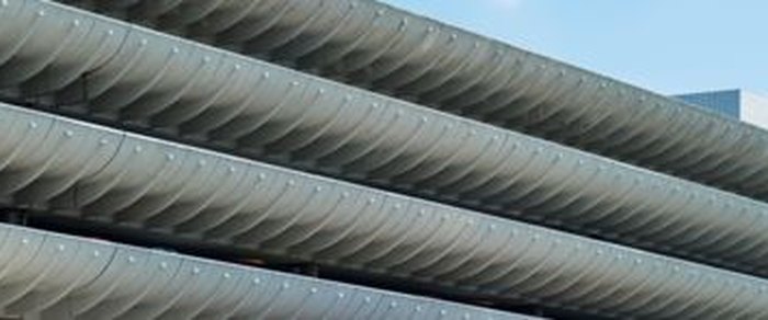 The concrete fin roof of Preston bus station