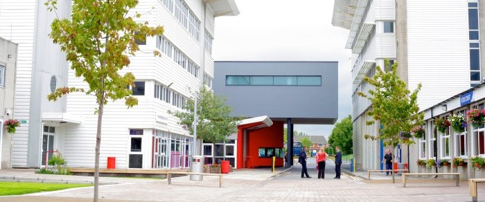 A college building in Preston